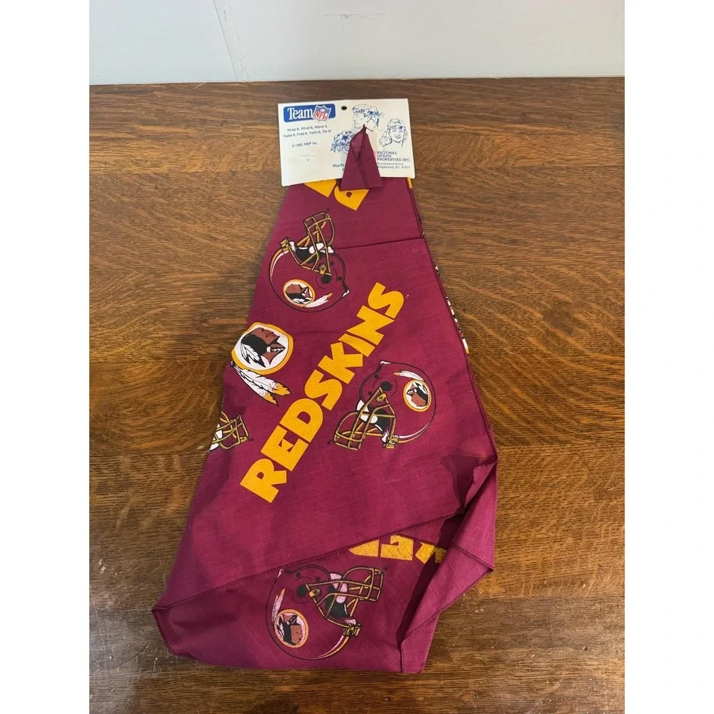 Vintage Washington Redskins Bandana Mens One Size‎ Red NFL Football Team NFL 90s